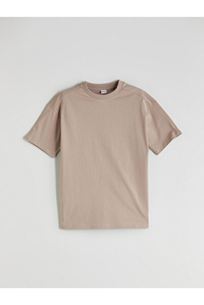 LC Waikiki Özmarka Νέα Σεζόν Άνετο Μπλουζάκι με Λαιμόκοψη Ποδηλάτου Basic για...