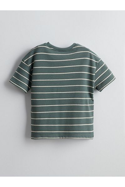 LC Waikiki Crew Neck Striped Boy T-Shirt