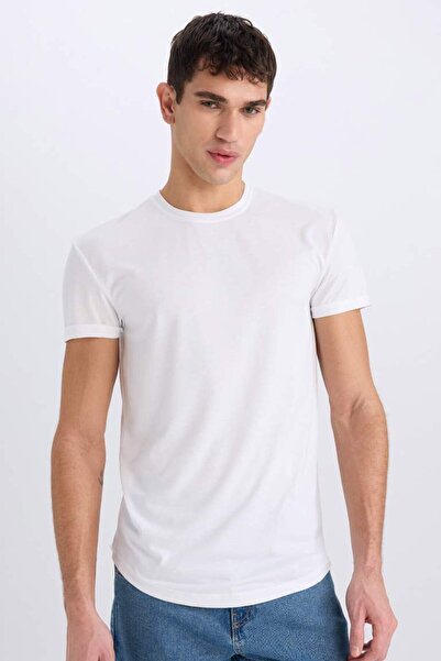 DeFacto White Men's T-Shirt N2104Az/Wt34