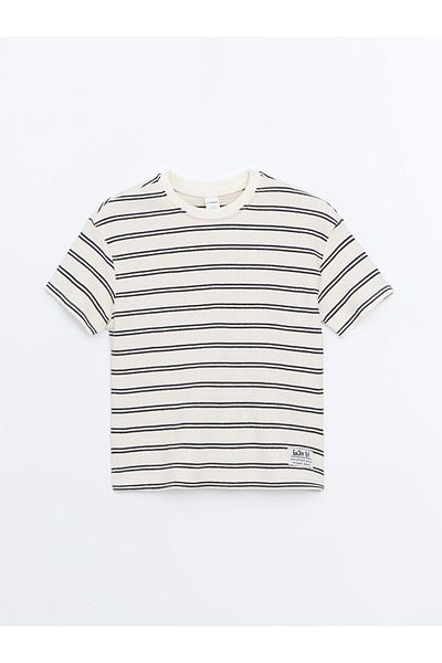 LC Waikiki Crew Neck Striped Boy T-Shirt