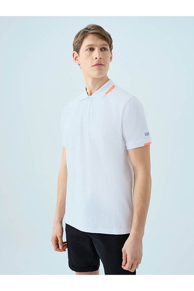Loft Ανδρικό μπλουζάκι Regular Fit White Lf2038865