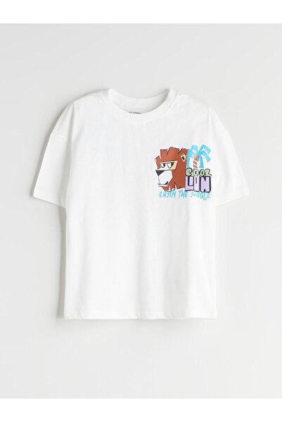 LC Waikiki New Season Crew Neck Printed Boys' T-Shirt