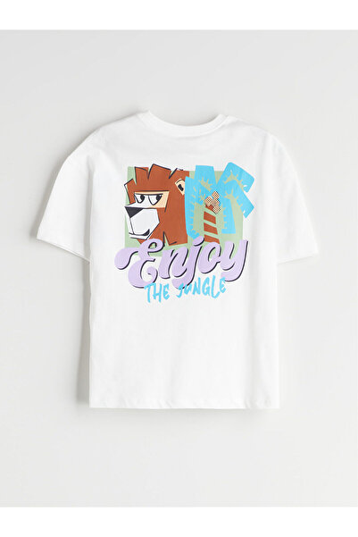 LC Waikiki New Season Crew Neck Printed Boys' T-Shirt