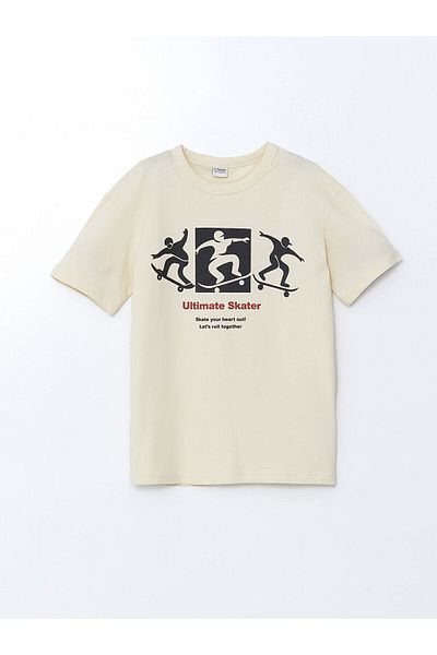 LC Waikiki Crew Neck Boys T-Shirt and Shorts