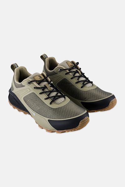 Nordland Men Textured Lace Up Hiking Shoes, Olive