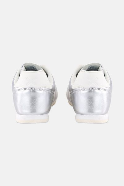 XTI Women Lace Up Casual Shoes, Silver