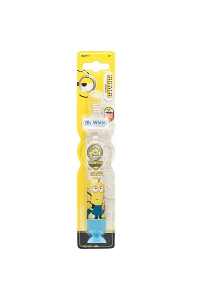 Mr.white MINIONS LED Toothbrush for Kids +3 Years Soft Disney