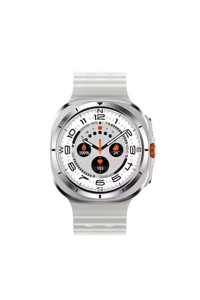 zyteq W7 Smartwatch, 1.43" AMOLED, BT 5.4, GPS, HR/O2/BP, SOS, Wireless Charging, White