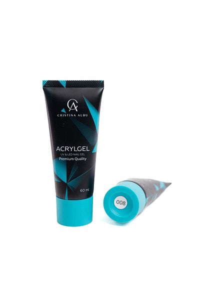 Cristina Albu Brand Gel acrilic alb lăptos 08 60g