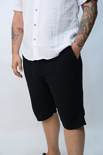 SAREZ ERKEK MÜSLİN ŞORT