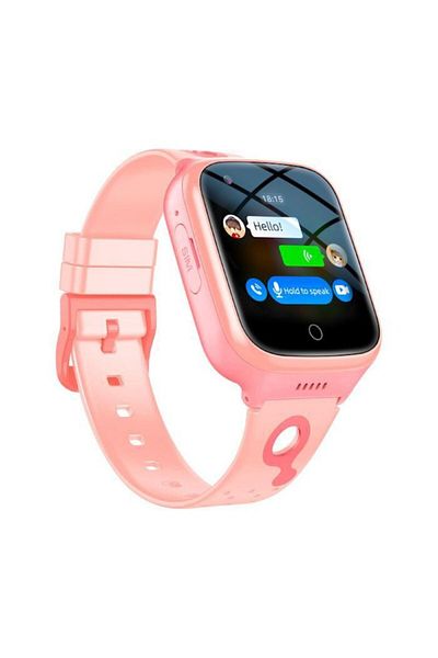 zyteq K9 Kids 4G Smartwatch, Video Call, GPS, SOS, IP67, Real-Time Tracking, 10 Days, Pink