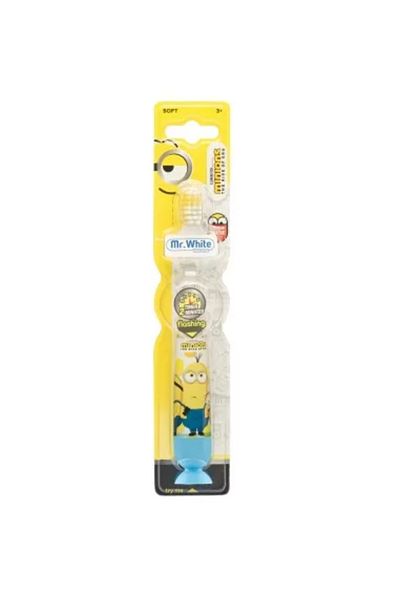 Mr.white MINIONS LED Toothbrush for Kids +3 Years Soft Disney