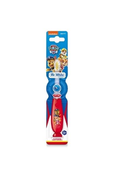 Disney Periuță de dinți PAW PATROL cu LED pentru copii +3 ani, moale, Disney