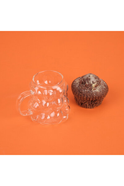 AROW Grape 6'lı Kahve Yanı Su Bardağı - Şeffaf - 90 ml