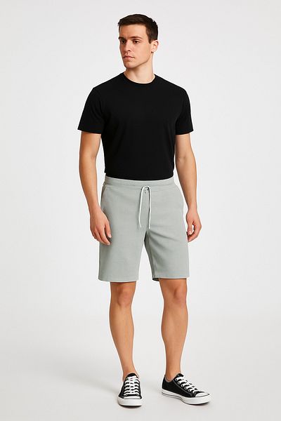 LACİVERTMEN Lacivertmen 8076 Ai̇rcord New Definition of Lightness and Elegance Regular Fit Shorts