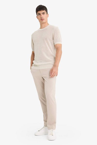 DeFacto Standard Fit Crew Neck Knitwear Short Sleeve T-Shirt E3255Ax25Sm