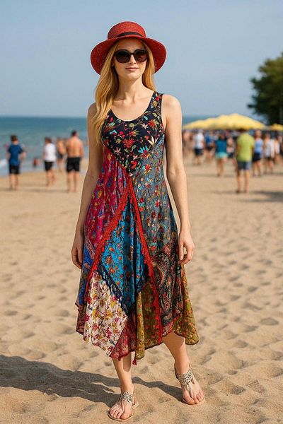 bohostyle Long Summer Cotton Dress