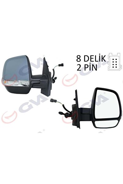 Genel Markalar DIŞ DİKİZ AYNASI SAĞ DOBLO 11 OPEL COMBO D 12 18 MEKANİK SİNYA...