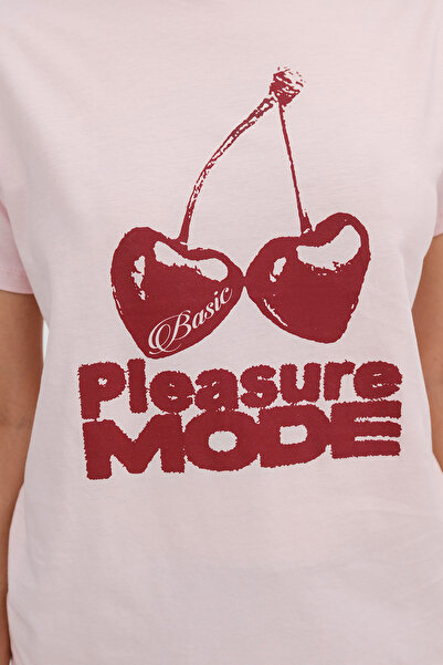 Addax Μπλουζάκι με στάμπα Cherry P10483