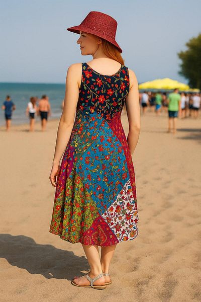 bohostyle Long Summer Cotton Dress