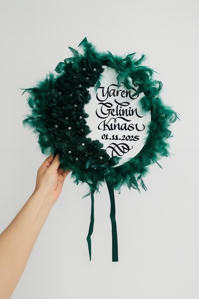 Evsay Isme Özel Kına Gelin Tefi Deri Tef Vurmalı Çalgı Def Kına Defi Otrişli ...