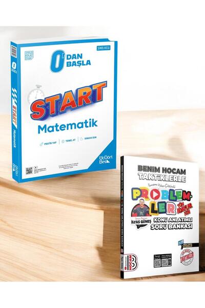Üç Dört Beş Yayıncılık 345-TYT-AYT-KPSS Tüm Adaylara Start Matematik Ve Takti...
