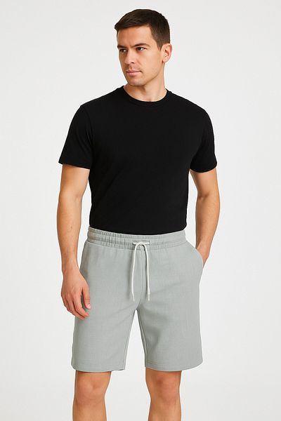 LACİVERTMEN Lacivertmen 8076 Ai̇rcord New Definition of Lightness and Elegance Regular Fit Shorts