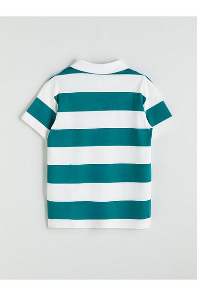 LC Waikiki Tricou pentru băiat cu guler polo în dungi