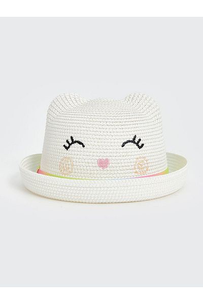 LC Waikiki New Season Girls Straw Hat - S5G974Z4