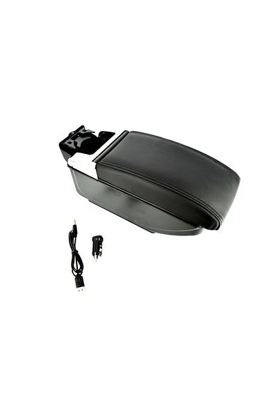 ideal STORE Car Armrest with USB idealStore, 4 USBs, 4 Interior LEDs, Adjustable Holder, Univer