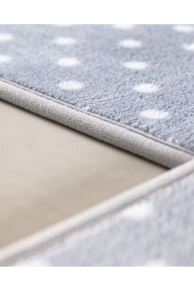 Madame Coco Brume Polka Dot 2-Piece Bath Mat - Gray