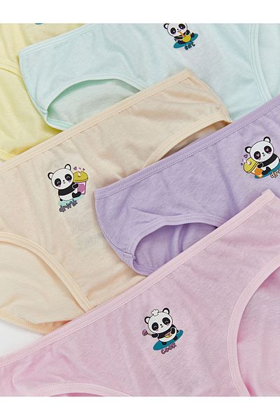 LC Waikiki New Season Printed Girls' Panties 5 τεμαχίων - S5FI79Z4