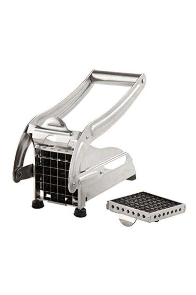 Generic 3-Piece Potato Cutter With Interchangeable Steel Blades Silver/Black
