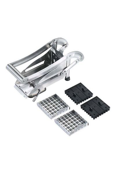 Generic Stainless Steel French Fry Cutter Silver