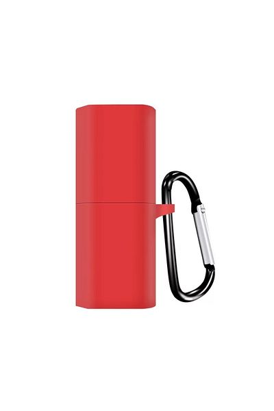 THD Huawei Freebuds Lipstick Wireless Stereo Headphones Protective Case, Red Color With Hook