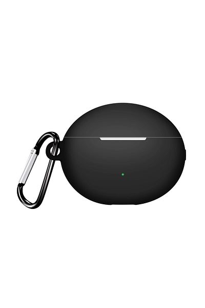 THD Protective case for Huawei FreeBuds 5i wireless stereo headphones, black color with hook