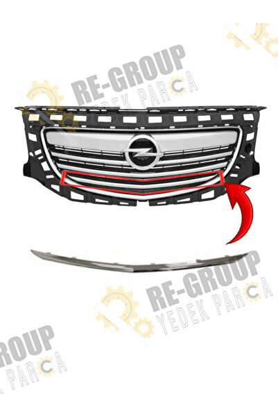 İthal OPEL İNSİGNİA A Uyumlu ÖN PANJUR KROM ÇITASI 2008-2012 -ALT- 13264457