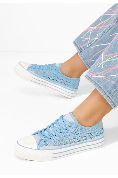 B T Shoes Tenis pentru femei Mylanca albastră