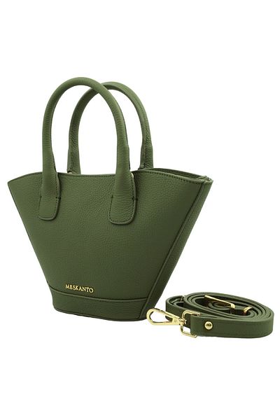 Meskanto Bouquet Genuine Leather Hand and Shoulder Bag with Strap