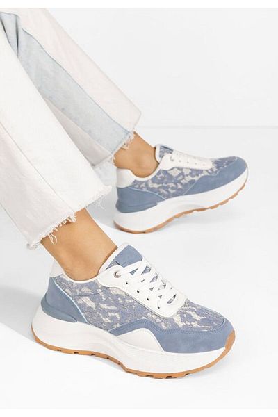 B T Shoes Teniși de damă Enida albaștri