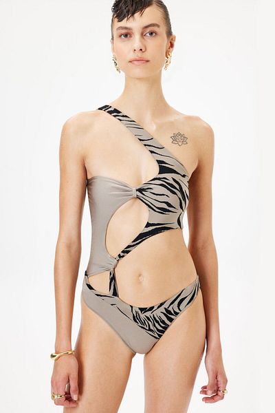 IAMNOTBASIC Calima Swimsuit - Zebra Mink