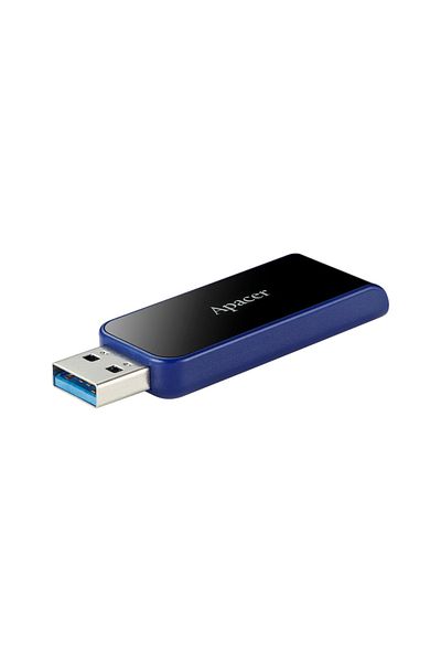 Apacer Stick de memorie USB 3.2 retractabil AH356, 64 GB, albastru cu negru