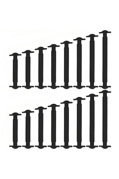 ideal STORE idealSTORE Silicone Shoelace Set, Includes 16 High Quality, Elastic and Durable Shoelaces,