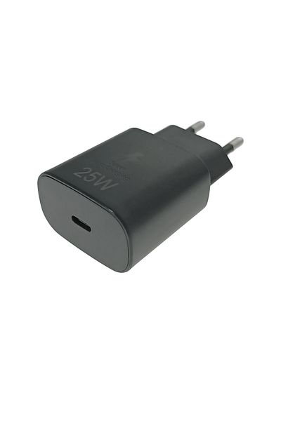 OEM Wall charger with USB-C port, 25W, QC, PD, EU power outlet, black