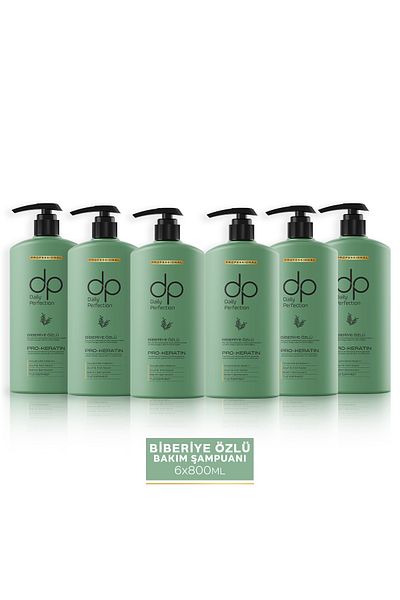 dp Daily Perfection Shampoo Rosemary Extract 800 ml X 6 Pieces