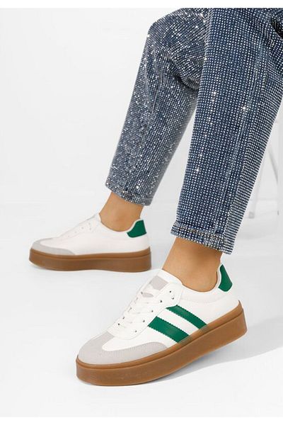 B T Shoes Teniși dama Namy V2 albi