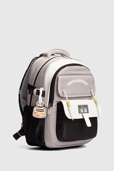 Fiyaka Ççs 51939 School Backpack Student Daily Travel Holiday Sports Walking Trip Gray