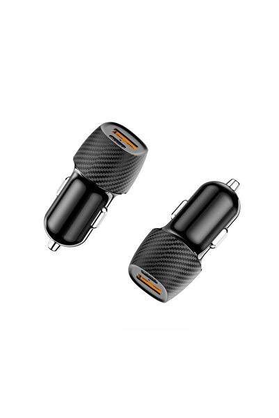 Velliw Type-C + Usb Araç Çakmaklık 36W PD Hızlı Şarj Soketi Araba Usb-C Şarz İphone Samsung Uyumlu-TEŞHİR