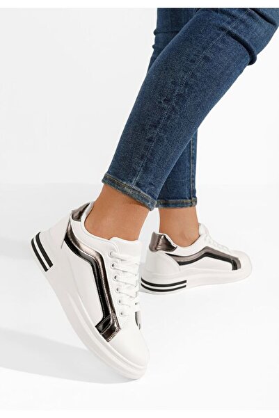 B T Shoes Tenisi dama Ateliana V5 albi