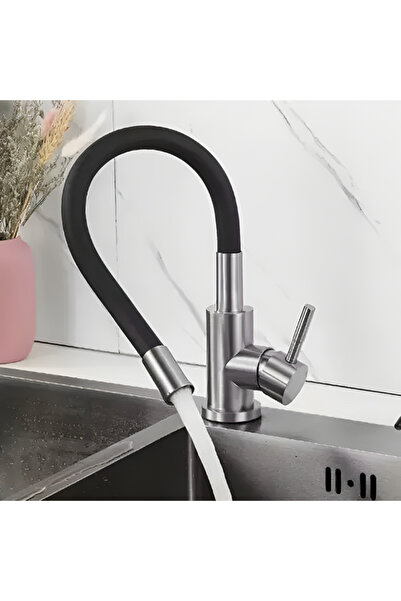 ideal STORE IdealSTORE 360 Εύκαμπτη Περιστρεφόμενη Βρύση, Υλικό Σιλικόνης, Ανοξείδωτο Ατσάλι, Ρυθμιζόμενο Ύψος, Ae